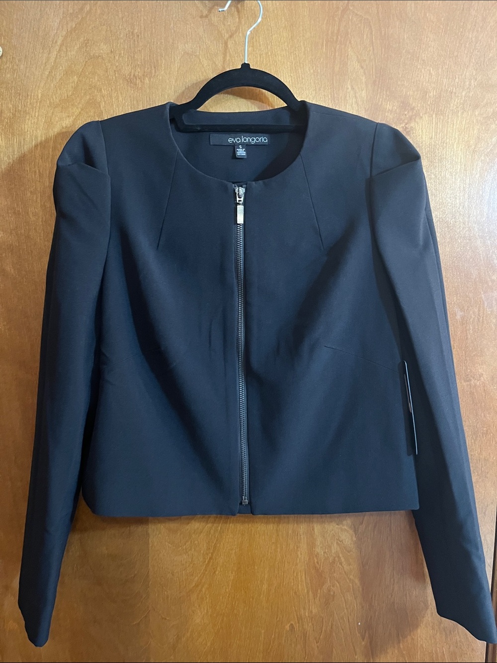 Eva Longoria Black Zip-Front Women's Blazer - BUNDLE